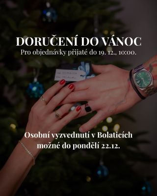 🎄 POZOR! POSLEDNÍ ŠANCE NA VÁNOČNÍ DORUČENÍ! PRO OBJEDNÁVKY DO 10 HODINY!⏰ Dnes je jeden z posledních dní, kdy ještě...